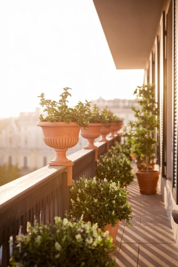 3. Add a Touch of Green with Potted Plants