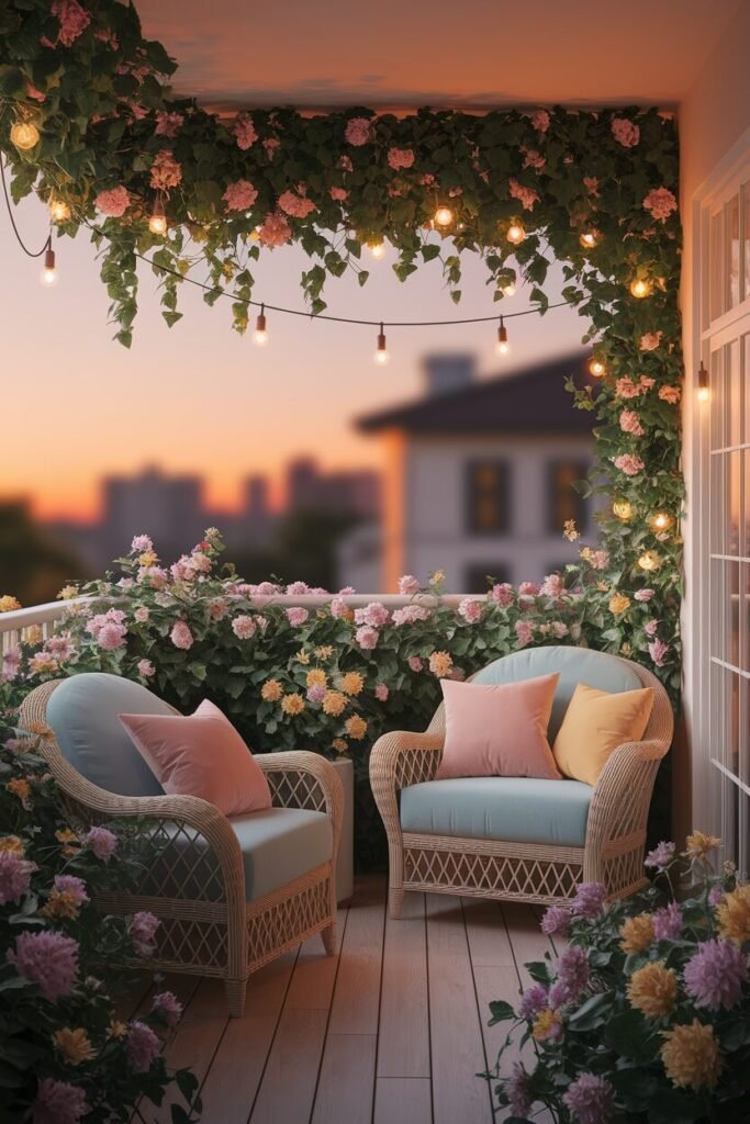 2. Vibrant Garden Oasis