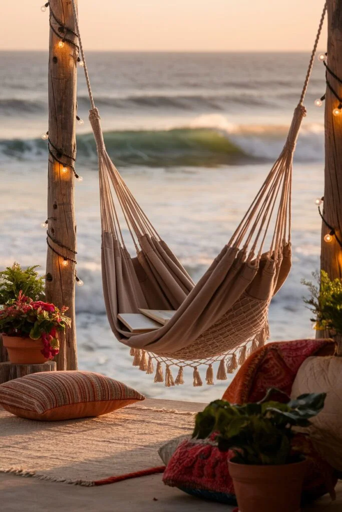 2. Cozy Boho Reading Nook