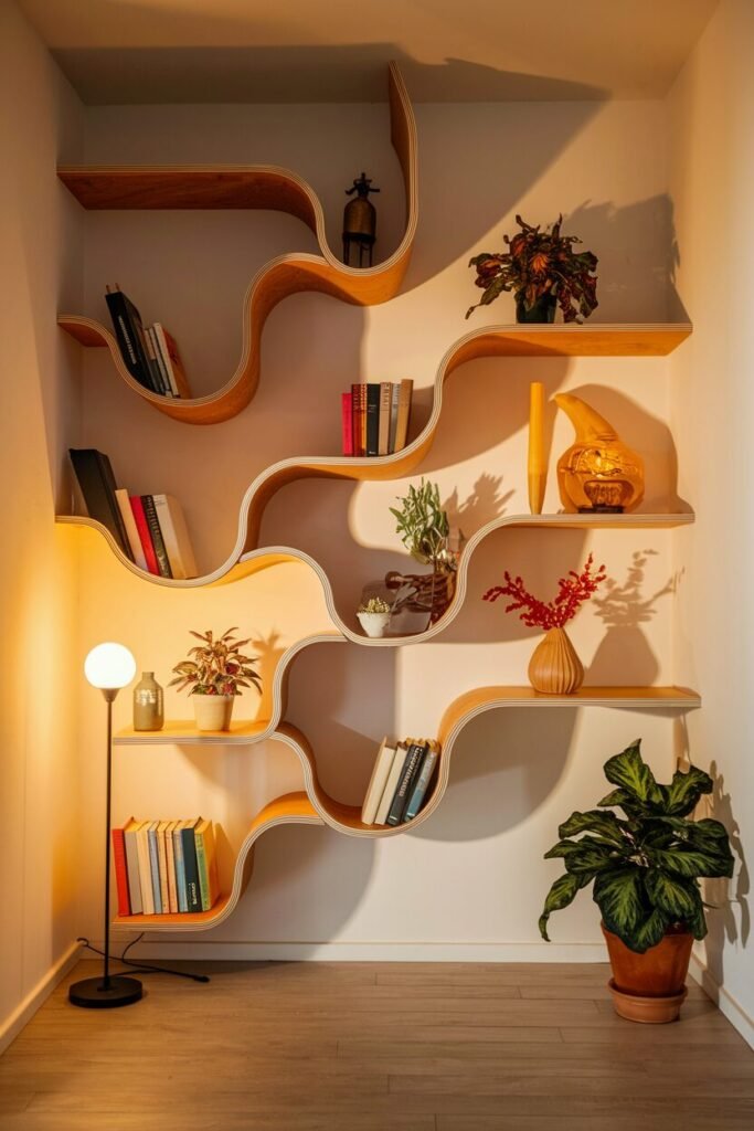 10. Creative Shelving