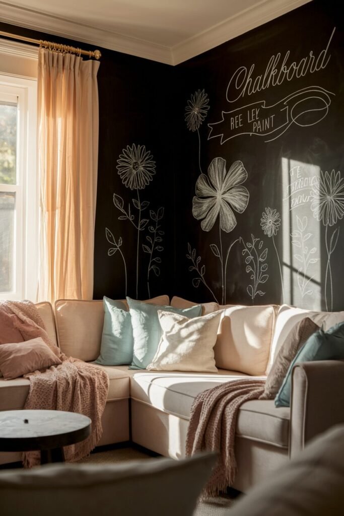 11. Chalkboard Walls