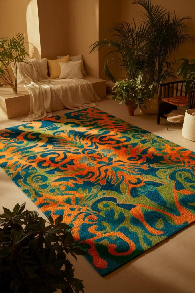 7. Colorful Rugs