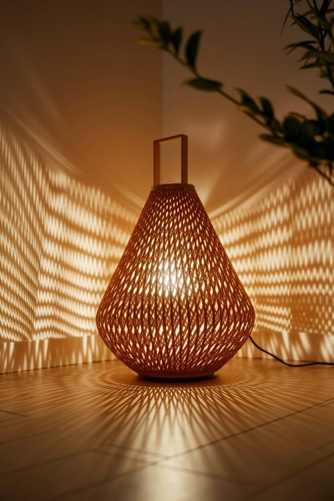 3. Floor Lamps with a Twist