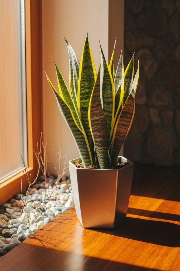 3. The Delightful Snake Plant