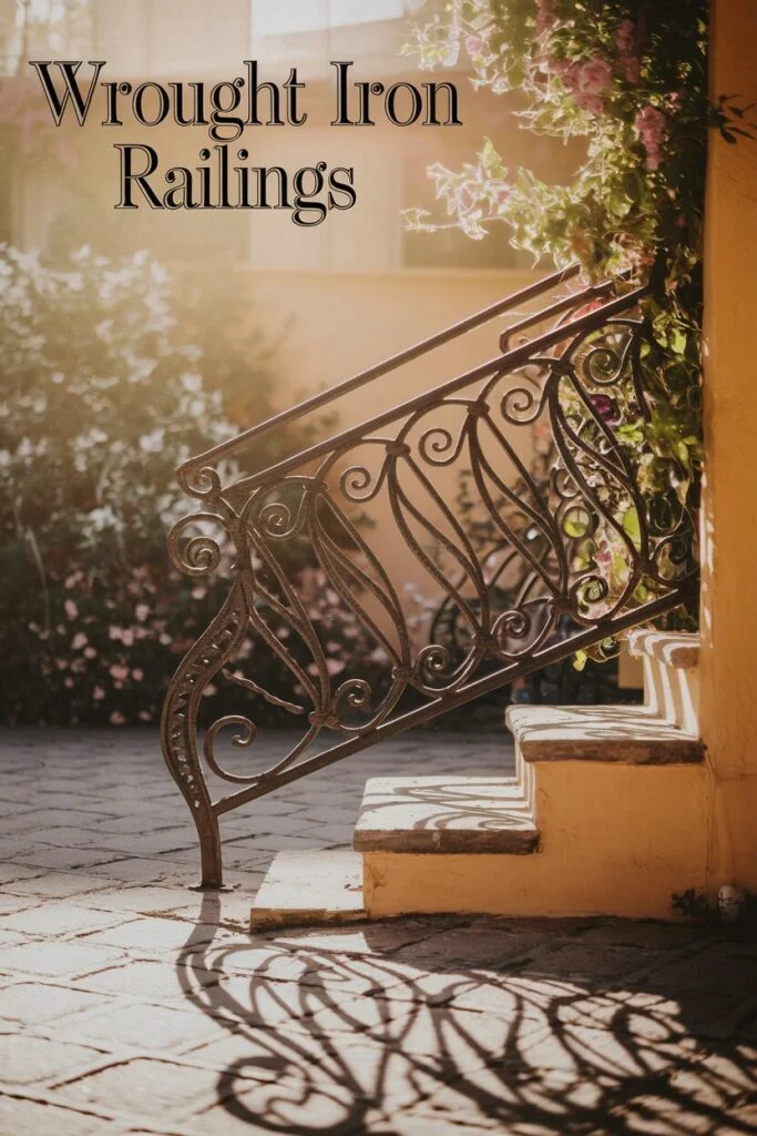 1. Wrought Iron Railings 1. Wrought Iron Railings