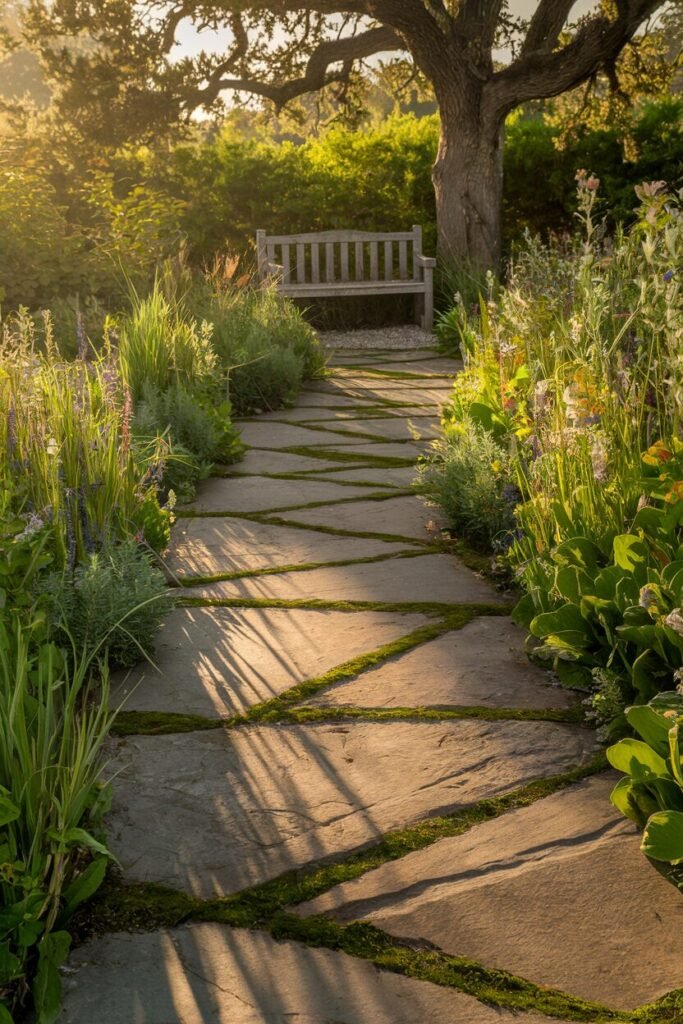 3. Outdoor Stone Pathway