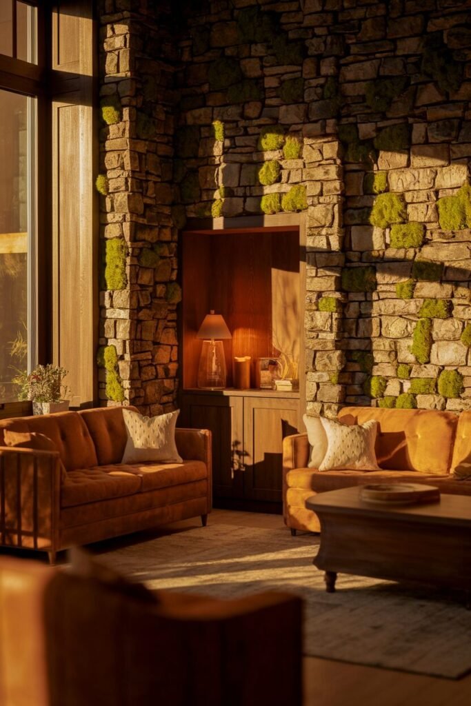 1. Rustic Living Room Charm