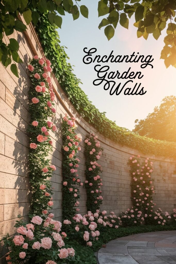 2. Enchanting Garden Walls