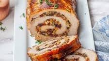 Apple & Bacon Stuffed Pork Loin Roll (video) Thumbnail