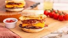 Bacon, Sausage & Egg Breakfast Muffin Thumbnail