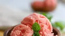 Watermelon Coconut Sorbet Recipe Thumbnail