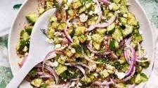 Cucumber Salad With Crunchy Quinoa and Lemon Vinaigrette Thumbnail