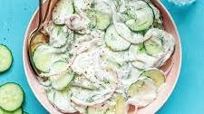 Creamy Cucumber Tzatziki Salad Thumbnail