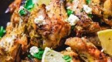 Greek Baked Chicken Wings Recipe Thumbnail