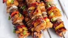 Grilled Teriyaki Chicken Pineapple Kabobs Thumbnail