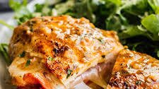 Ham and Cheese Stuffed Chicken Recipe Thumbnail