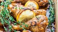 Lemon Garlic Roasted Chicken Legs Thumbnail