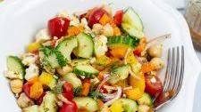 Mediterranean Chickpea Salad with Lemon-Herb Vinaigrette Thumbnail