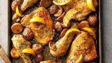 Sheet-Pan Lemon Garlic Chicken Thumbnail