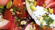 Burrata Caprese with Peaches Thumbnail