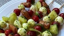 ???? Caprese Kabobs with Pesto Thumbnail