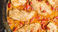 Creamy Roasted Red Pepper Chicken Thumbnail