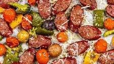 Sheet Pan Sausage And Veggies Thumbnail