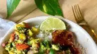 Hot Honey Chicken With Mango Salsa Thumbnail