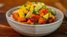 Spicy Chicken with Mango-Avocado Salsa Recipe Thumbnail