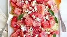 Spicy Watermelon Salad with Feta and Mint Thumbnail