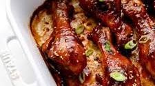 Baked Teriyaki Chicken Drumsticks Recipe Thumbnail