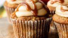 Apple Spice Cupcakes with Salted Caramel Frosting Thumbnail