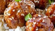 Sticky Asian Glazed Meatballs Thumbnail