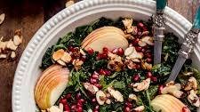 Autumn Kale Harvest Salad with Apple Cider Vinaigrette Thumbnail