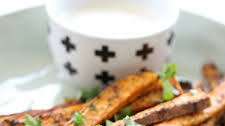 Baked Sweet Potato Fries with Honey-Lime Dip Thumbnail