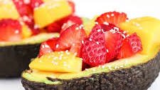 Avocado Boats with Mango, Strawberry & Balsamic Vinegar Thumbnail