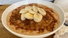 Creamy banana and caramel rice pudding recipe Thumbnail