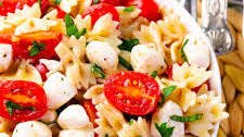 Caprese Pasta Salad Recipe Thumbnail