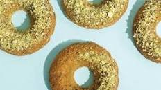 Pistachio and Cardamom Doughnuts with Rosewater Glaze Thumbnail