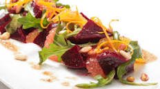 Beet and Citrus Salad With Pine Nut Vinaigrette Recipe Thumbnail