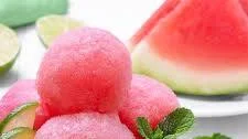 Watermelon, Mint, Lime and Coconut Sorbet Thumbnail