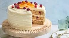 Cranberry-Orange Cake With Orange Buttercream Thumbnail