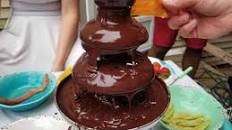 Easy Chocolate Fountain Recipe (With Cream or Oil) Thumbnail