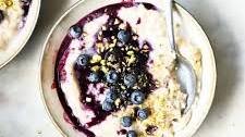 Coconut Rice Pudding with Ginger Blueberries Thumbnail