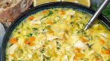 Avgolemono — Greek Lemon Chicken Soup Thumbnail