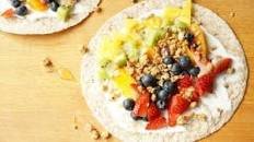 Fruity Rainbow Breakfast Wrap Thumbnail