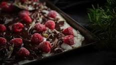 Frozen Yogurt Bark with Chocolate, Berries, Nuts & Seeds Thumbnail