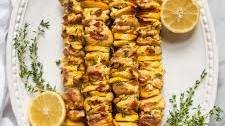 BBQ Lemon herb chicken skewers Thumbnail