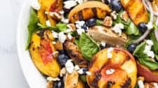 The Ultimate Grilled Peach Chicken Salad Thumbnail