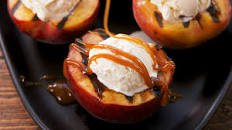 Grilled Peach Sundaes Thumbnail